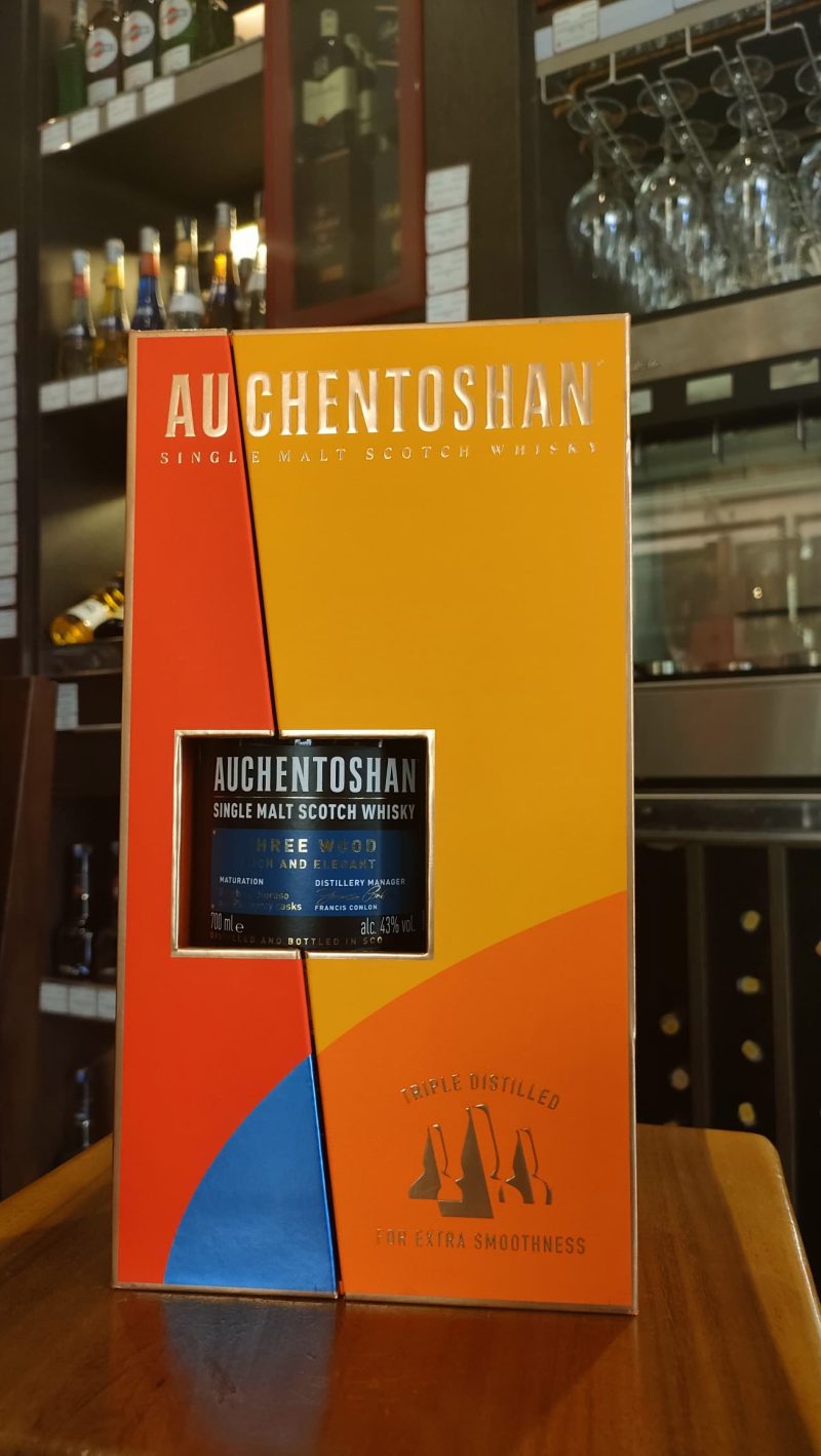 Auchentoshan Three Wood 700ml Gift Pack